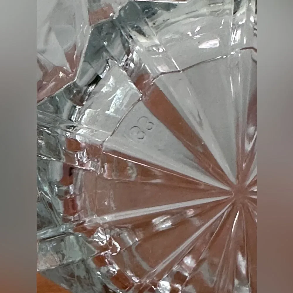 Glass Ice Bucket with Plastic Removable Handle